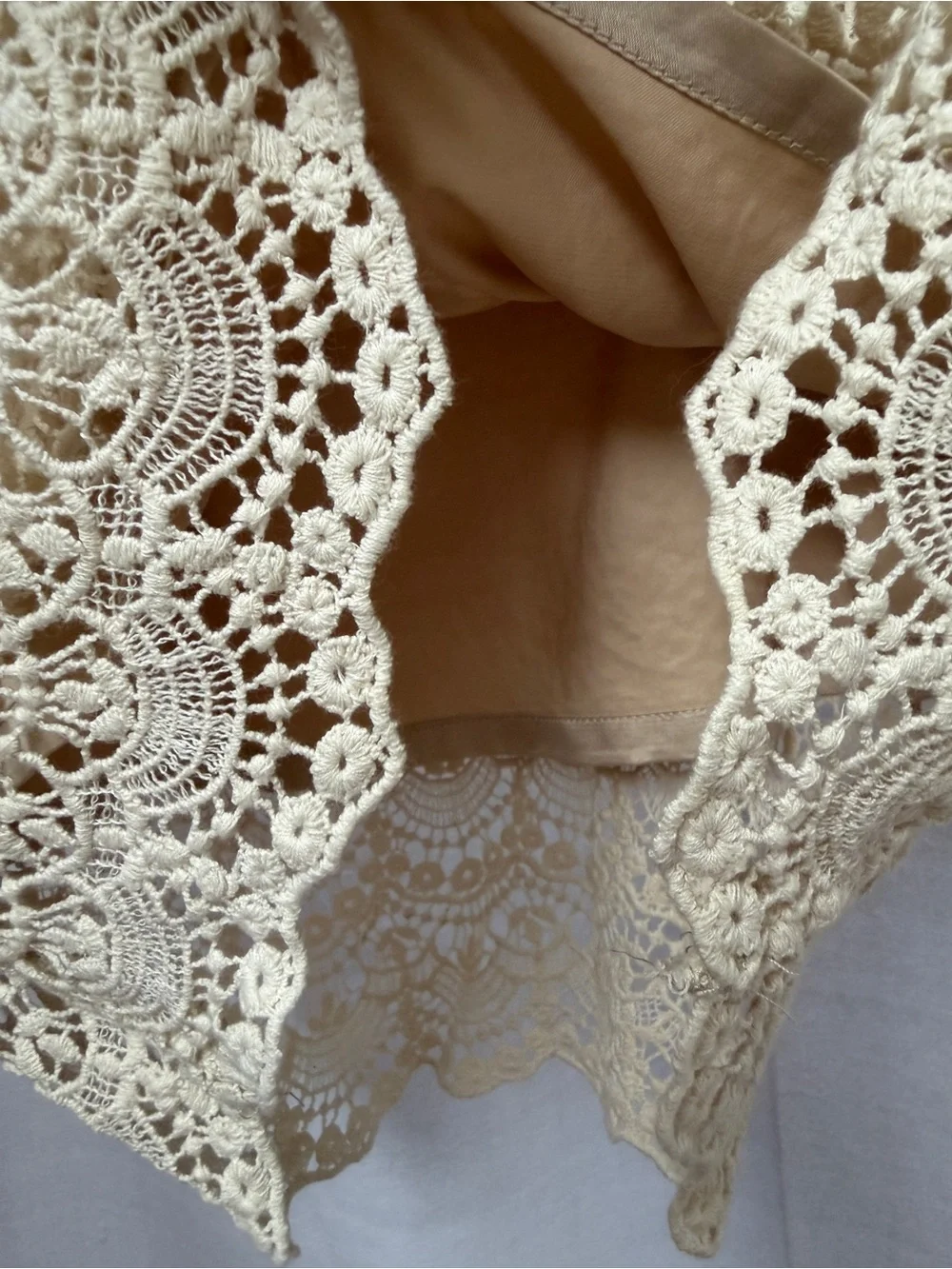 Knee Length Lace Skirt - Picture 2 of 6
